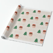 Papier Cadeau Ho Ho Ho Wrapper Papper (Déroulé)