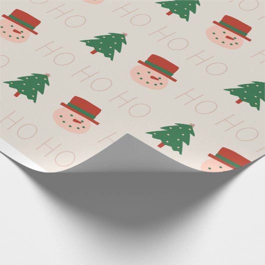 Papier Cadeau Ho Ho Ho Wrapper Papper (Coin)