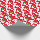 Papier Cadeau Ho Ho Oh ! (Coin)