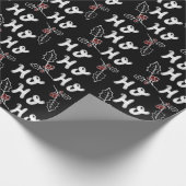 Papier Cadeau Ho Ho tableau de papier d'emballage de vacances (Coin)