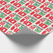 Papier Cadeau Ho oh Père Noël ! ! ! ! (Coin)