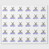 Papier Cadeau Hockey (Plat)