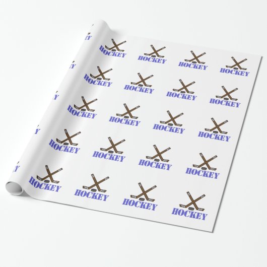 Papier Cadeau Hockey (Déroulé)