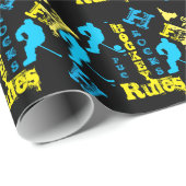 PAPIER CADEAU HOCKEY (Coin rond)