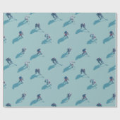 Papier Cadeau Hockey players on ice (Plat)