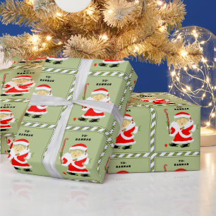 Papier Cadeau Hockey sur gazon de Noël
