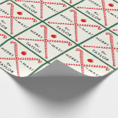 Papier Cadeau Hockey sur gazon Vacances Enveloppement cadeau Pa (Coin)