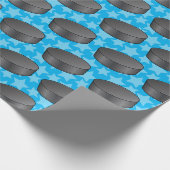 Papier Cadeau Hockey sur glace sur mesure (Coin)