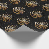 Papier Cadeau HOGWARTS™ Crest doré (Coin)