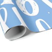 Papier Cadeau "HoHoHo" (Coin rond)