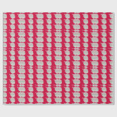 Papier Cadeau HoHoHo Humoristique (Plat)