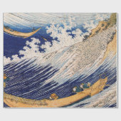 Papier Cadeau Hokusai Ocean Waves Sea Boats (Plat)