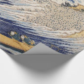 Papier Cadeau Hokusai Ocean Waves Sea Boats (Coin)