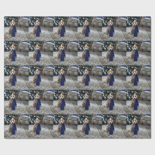 Papier Cadeau Holiday Cheer from Pit Bull Rescue Dog (Couture)