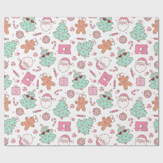 Papier Cadeau Holiday Cheer Nurse Edition (Plat)