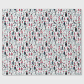 PAPIER CADEAU HOLIDAY PENGUIN PARTY (Plat)