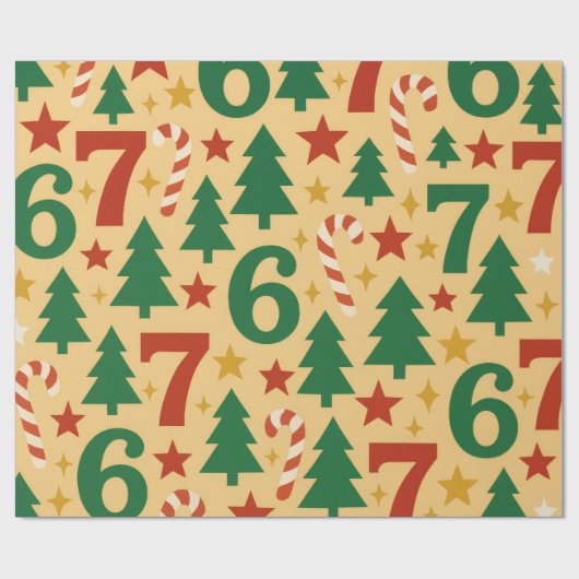 Papier Cadeau Holiday Wrapping Paper (Plat)