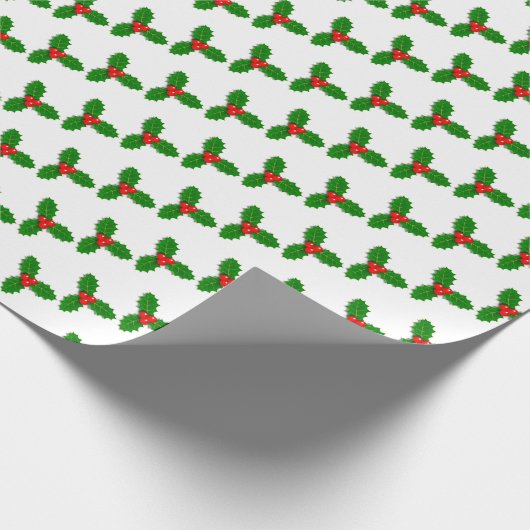 Papier Cadeau Holly (Coin)