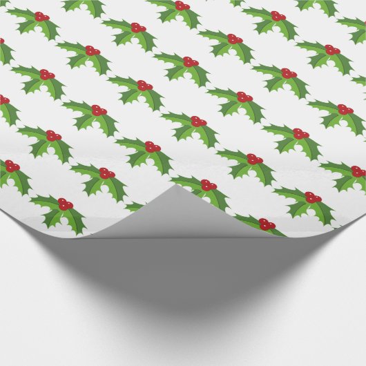 Papier Cadeau Holly Berries (Coin)