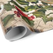 Papier Cadeau Holly-days (Coin rond)