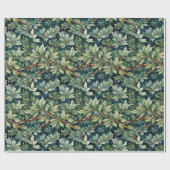 Papier Cadeau Holly, Épinette, Vert Neige (Plat)