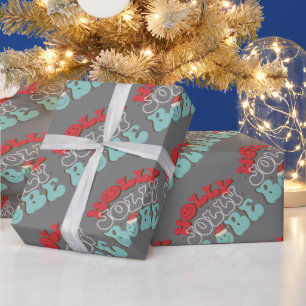 Papier Cadeau Holly Jolly Babe
