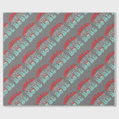 Papier Cadeau Holly Jolly Babe (Plat)