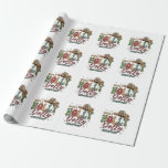 Papier Cadeau Holly Jolly Christmas<br><div class="desc">Holly Jolly Christmas</div>