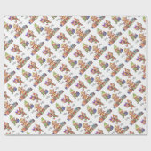 Papier Cadeau Holly Jolly Elves (Plat)