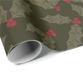 Papier Cadeau Hollyberry Sprinkles (Coin rond)