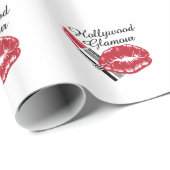 PAPIER CADEAU HOLLYWOOD GLAMOR (Coin rond)