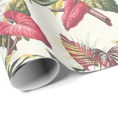 Papier Cadeau Hollywood Tropical (Coin rond)
