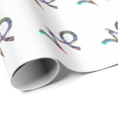 Papier Cadeau hologramme Capricorne (Coin rond)