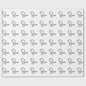 Papier Cadeau hologramme Leo (Plat)
