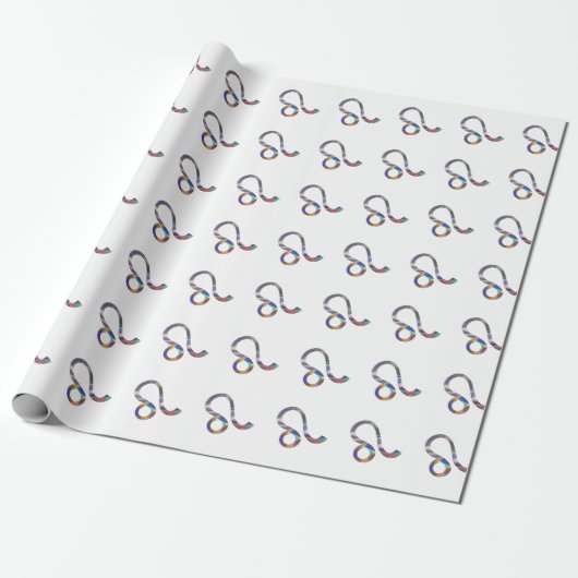 Papier Cadeau hologramme Leo (Déroulé)