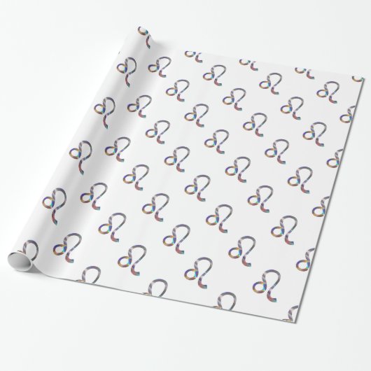 Papier Cadeau hologramme Leo (Déroulé)
