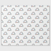 Papier Cadeau hologramme Libra (Plat)