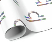 Papier Cadeau hologramme Libra (Coin rond)