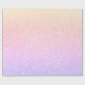 Papier Cadeau Holographie élégante et moderne (Plat)