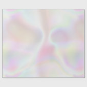 Papier Cadeau Holographie opale perle rose (Plat)