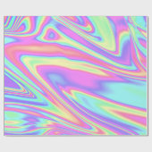 Papier Cadeau Holographie Pastel (Plat)