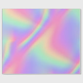 Papier Cadeau holographie pastel perle (Plat)