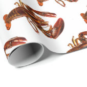 Papier Cadeau Homard (Coin rond)