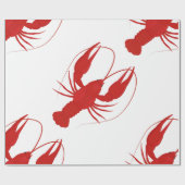 Papier Cadeau homard (Plat)