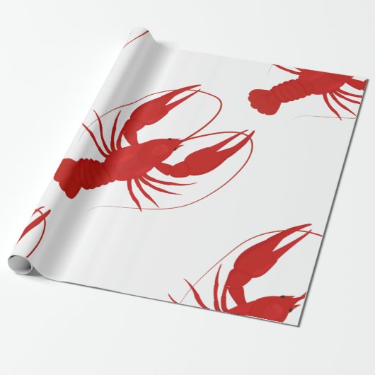 Papier Cadeau homard (Déroulé)