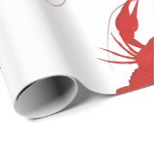 Papier Cadeau homard (Coin rond)