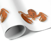Papier Cadeau Homard Maritime (Coin rond)