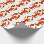 Papier Cadeau Homard rouge (Coin)