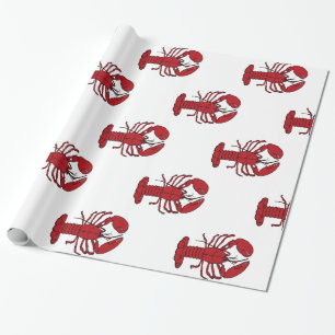 Papier Cadeau Homard rouge Thunder_Cove du Maine