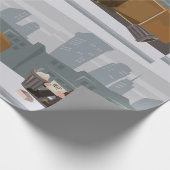 Papier Cadeau Homeless Man Holding Help Sign Urban Poverty (Coin)